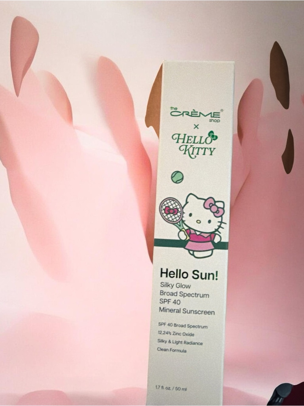 Hello Sun! SPF 40 Mineral Sunscreen — Pink Hello Kitty 50ml